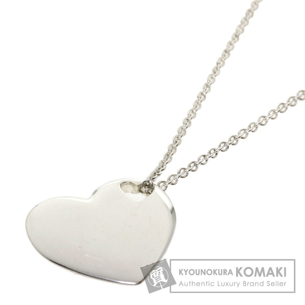 Tiffany Co Two Heart Necklace Silver